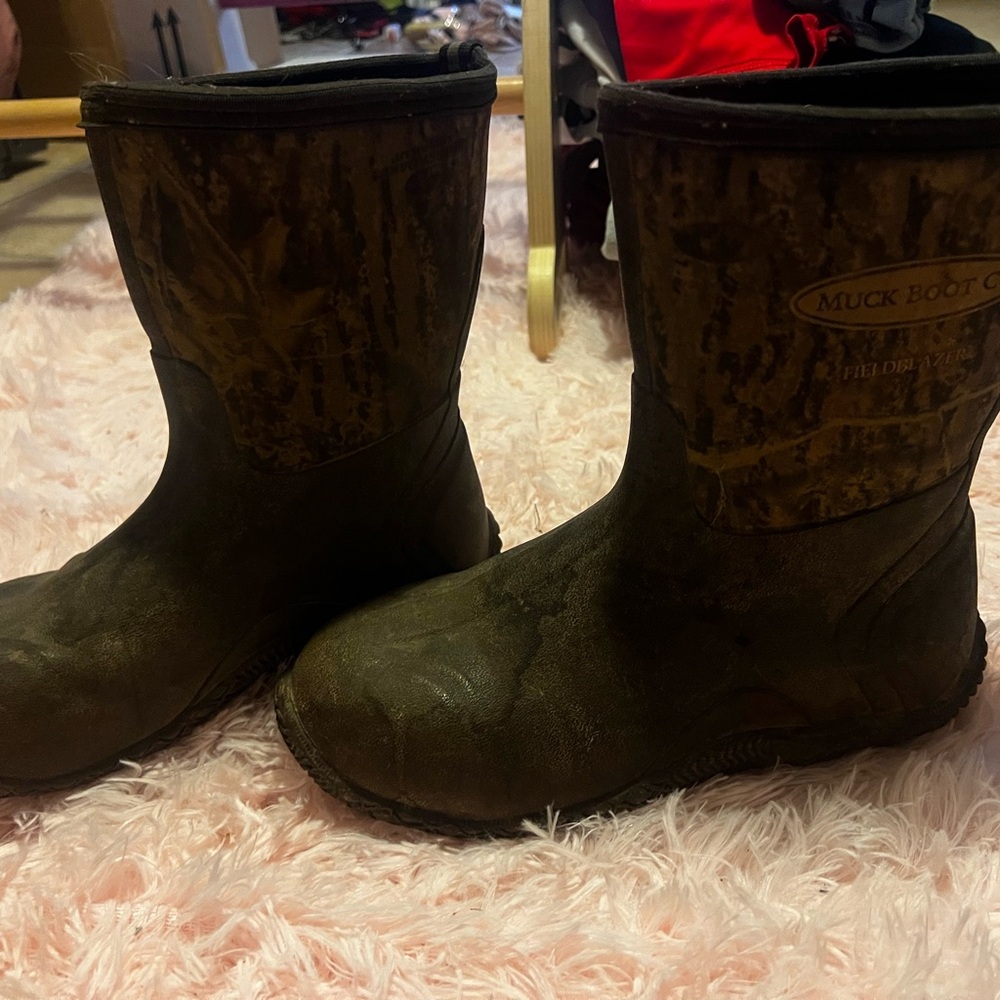 Muck Boot Co. Kids' Camouflage Rain & Snow Boots